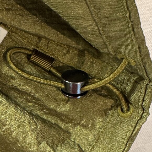 NWOT Athleta Lunar Shine Button Down Shirt in Picoline Olive - Picture 8 of 11